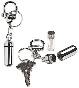 Nitro Keychain Pill Fob with Mini Container